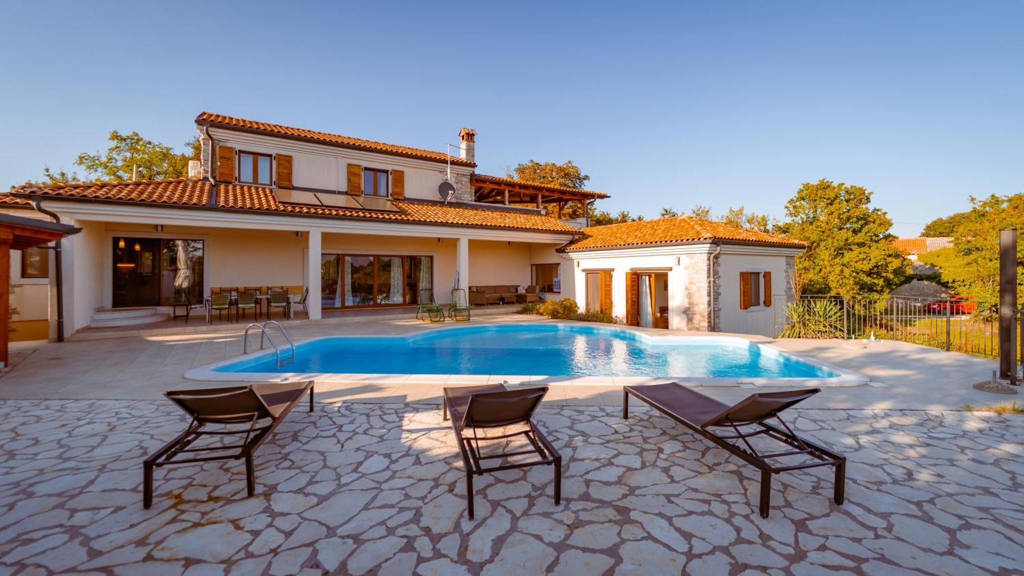 Villa Arton Heated Swimming-Pool Žminj Eksteriør bilde
