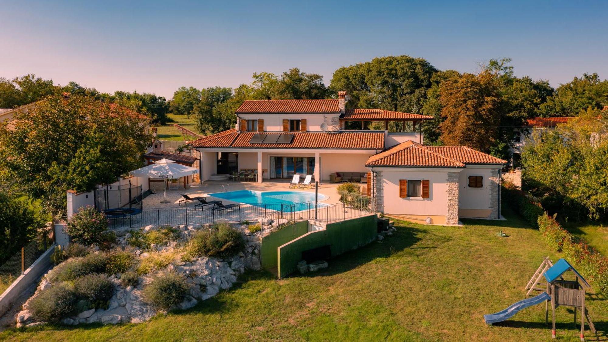 Villa Arton Heated Swimming-Pool Žminj Eksteriør bilde